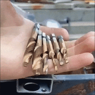 Thread Tap Drill Bits 6Pcs Set